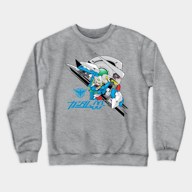 Gundam Exia Crewneck Sweatshirt by FirmanHatibu123